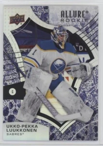 2021-22 Upper Deck Allure Rookie Blue China Ukko-Pekka Luukkonen RARE SSP - Picture 1 of 2
