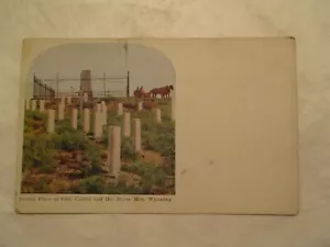 Wyoming Burial Place Gen Custer and his brave men Postcard - Picture 1 of 2