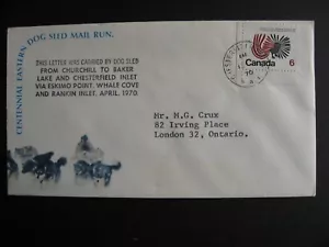 Canada Dog Sled Mail Run Churchill NWT NT check it out! - Picture 1 of 2