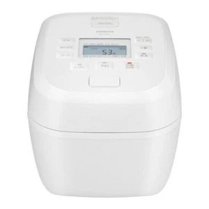 HITACHI RZ-A100HJ-W Rice Cooker 5.5 Cups Pressure Steam 100V White/Made in Japan - Picture 1 of 15