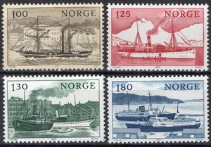 35 Norway 1977, NK 795-98, MNH, Sailing Ships, MI 747-50, SC #698-701. - Picture 1 of 1