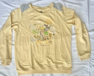 Disney Park Epcot UK Think Happy Thoughts Tinker Bell Sweatshirt Größe LARGE Neu - Bild 1 von 1