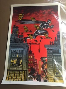 Tim Doyle Batman Poster Print Art Nakatomi Mondo Limited Edition Sold Out Rare - Picture 1 of 3
