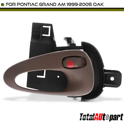 Manija de puerta interior marrón para Pontiac Grand Am 1999-2005 conductor delantero lado izquierdo Foto 1 de 4