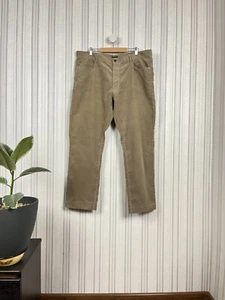 Ermenegildo Z Zegna Beige Velvet Straight Pants W39 L29 - Picture 1 of 9