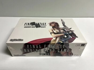 Final Fantasy TCG Opus I - Factory Sealed English Opus 1 Booster Box NEW - Image 1 of 4