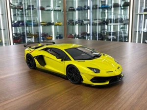 1:18 Diecast AUTOart Lamborghini Aventador SVJ – Giallo Tenerife / Pearl Yellow - Picture 1 of 11
