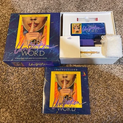 The Unspoken Word Board Game - Christian Taboo Guessing Game Complete Opened - Image 1 of 4