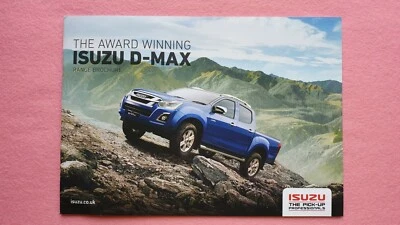 Isuzu D-Max Blade Utah Yukon Eiger Utility brochure sales catalogue 2018 MINT P - Image 1 of 4