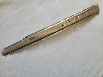 1946-1948 Mercury Trunk Deck Lid Trim Molding EIGHT Emblem Stainless - Изображение 1 из 4