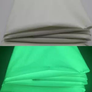 Glow in the Dark Fabric Reflective Cotton Sheet Patchwork Clothing Sewing Craft - Picture 1 of 4