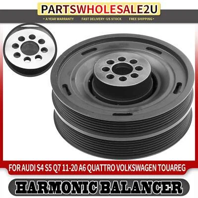 Engine Harmonic Balancer for Audi S5 Q7 A6 Quattro Volkswagen Touareg 3.0L 4.0L - Image 1 of 4
