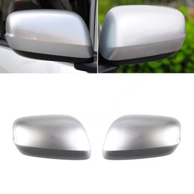 1 par de cubiertas plateadas de tapa de espejo retrovisor lateral derecho+derecho para Honda Fit 2009-2013 EE. UU. Foto 1 de 4