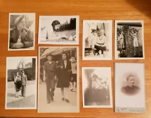 Mixed Lot Of 8 Vintage Black & White Photographs - Picture 1 of 2