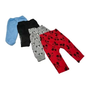 4 pares de pantalones deportivos para bebé - azul, negro, gris y rojo - talla 3-6 meses - Imagen 1 de 8