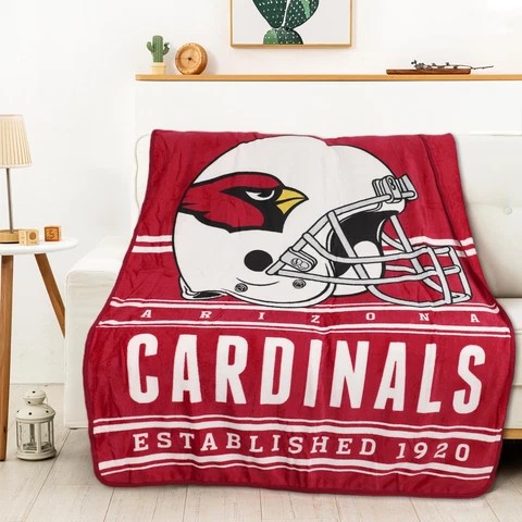 Northwest NFL Arizona Cardinals Dual Vision Silk Touch Throw Blanket, 45inx60in Cover
