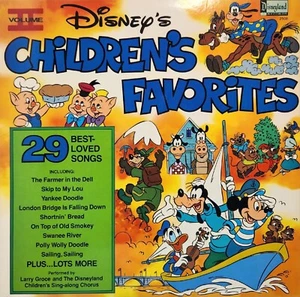 Vintage 1979 Disneyland Records Children's Favorites Volume 2 LP - Foto 1 di 6