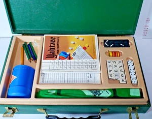 Yahtzee -Bowl  + Score Dual Game With Case C.1975 - Picture 1 of 8
