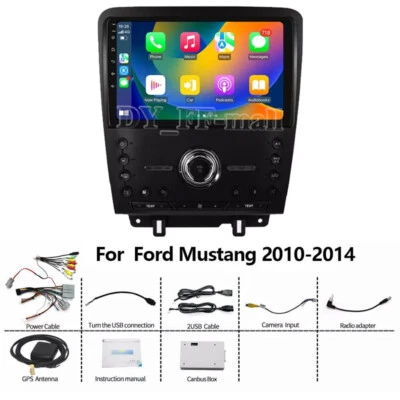 2+32G Android 13 Autoradio Für Ford Mustang 2010-2014 Apple Carplay GPS NAVI BT - Image 1 of 4