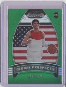 Balón LaMelo 2020-21 Panini Prizm Draft Picks Prizms verde #98 - Imagen 1 de 2