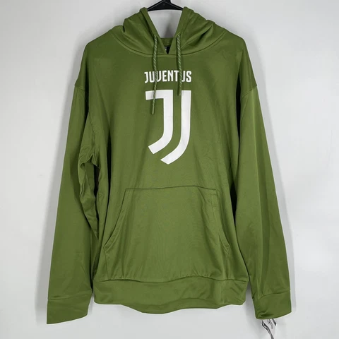 Juventus Mens Green Offical Therma Pullover Hoodie Sweatshirt Size M NEW Cover