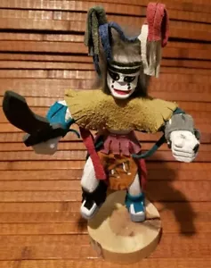 Muñeca Kachina Payaso 10" Firmada Begay Hopi Nativa Americana - Imagen 1 de 9