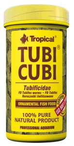 Tropical Tubi Cubi- Fischfutter Trockenfutter Naturfutter Tubifex Würmer 100ml - Bild 1 von 3