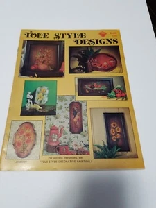 TOLE TECHNIQUES AND DESIGNS, Loretta Sias: Painting Pattern Book 1974, 23 PAGES - Picture 1 of 3