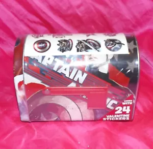 🌈NEW Captain America Winter Soldier Tin Mailbox 2014 Walmart Limited Edition - Picture 1 of 3
