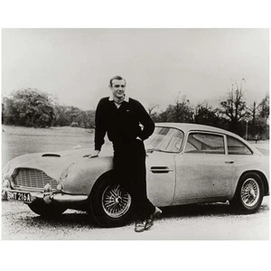 Sean Connery Outside Leaning on Car Looking Cool 8 x 10 Inch Photo - Picture 1 of 1