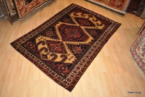 VINTAGE HANDMADE 5 x7 Bakhtyar Unique rug ORIENTAL matches Heriz Serapi Kazak - Picture 1 of 12