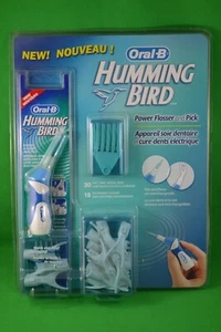 Oral-B Hummingbird Power Flosser and Pick Electronic Flossers Mint dental picks - Picture 1 of 2