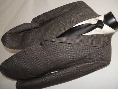 Ermenegildo Zegna Lana, Algodón, Angora y Efectivo Hombre 10 Bolsillos Chaqueta Abrigo 42 R Foto 1 de 4