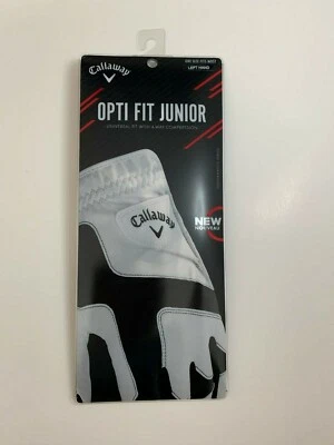 Guante de golf Callaway Opti Fit Junior para mano izquierda - talla única para la mayoría - nuevo Foto 1 de 4