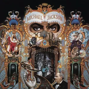 Michael Jackson ~ Dangerous ~ Original 35,75" x 36,5" Epic Records Poster 1991 - Bild 1 von 4