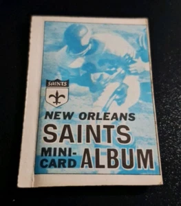 "RARE" 1969 TOPPS MINI-CARD ALBUM #10 NEW ORLEANS SAINTS LOADED COMPLETE (10) - Picture 1 of 5