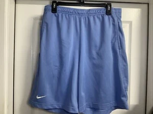 Nike Team Mens Coaches Knit Shorts AO5921-448 Carolina Blue Sz Large - - Picture 1 of 10