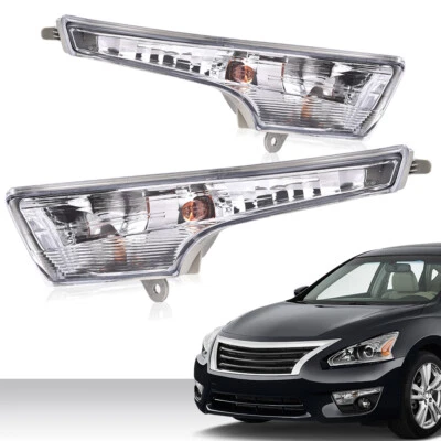 Fit For 13-16 Nissan Altima Turn Signal Light Plastic Lens Left & Right Side - Image 1 of 4