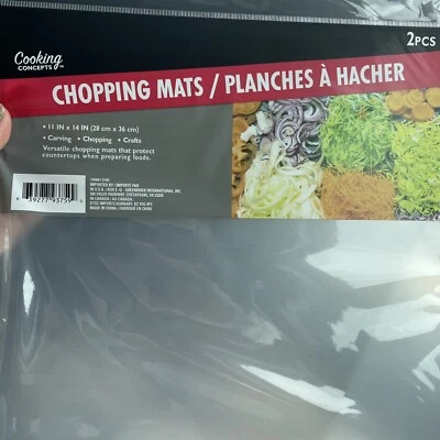 Chopping Mats 3 Packs of 2 Each 11x14" Ideal for Carving, Chopping, Crafts - Image 1 of 4