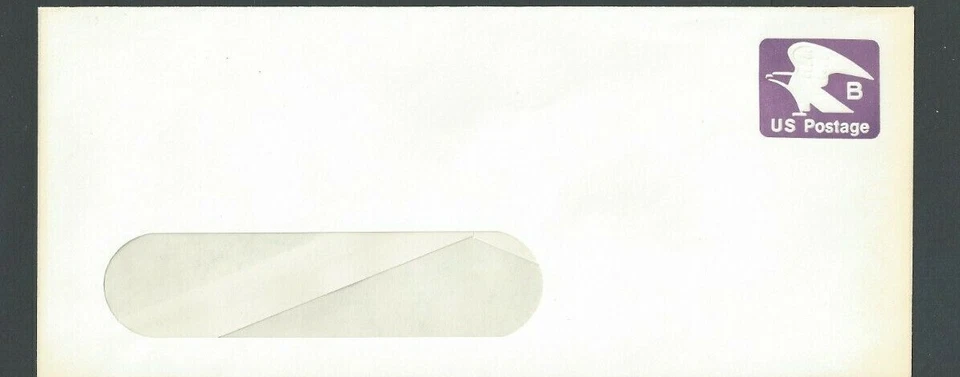 U592W B (18c) Violet On White Mint Entire Die 227 Size 23  - Image 1 of 1