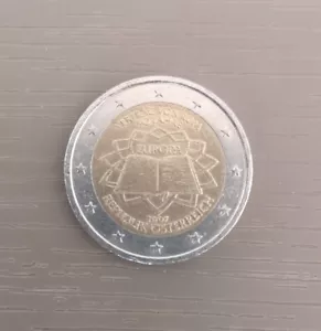 Moneta 2 euro Austria 2007 Traktat Rzymski Europa 50 lat - Zdjęcie 1 z 2