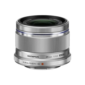 Olympus Digital M.Zuiko 25mm f1.8 Micro Four Thirds Standard Prime Lens - Silver - Picture 1 of 1