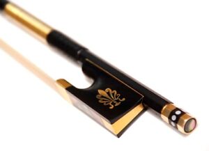 VIOLIN BOW New Upgraded Superior carbon fibre Gold Phoenix 4/4 FAST DELIVERY