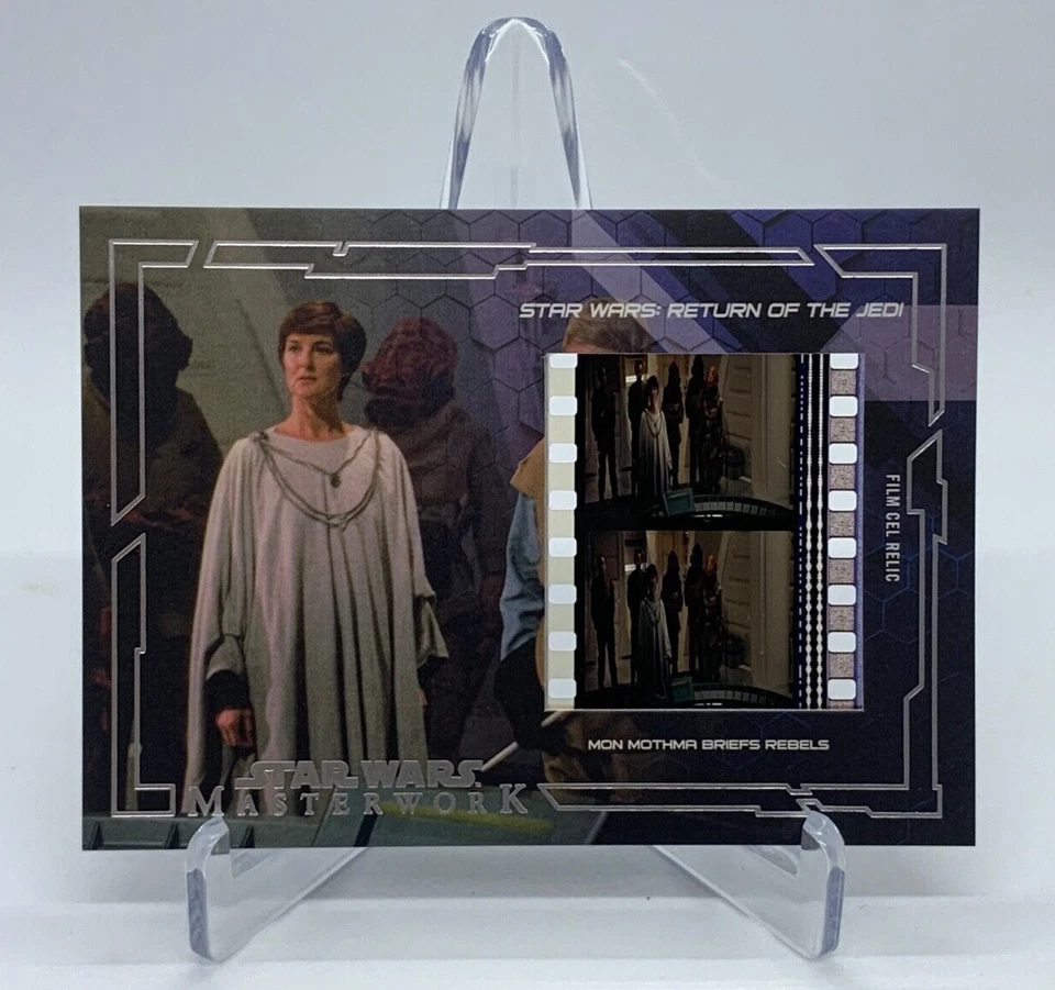 2017 Topps Star Wars Masterwork Film Cel Relic FCR-30 Mon Mothma / Ackbar - Bild 1 von 2