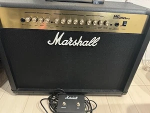 Marshall MG250DFX Guitar Amplifier with  footswitch maintenanced works well F/S - Picture 1 of 5