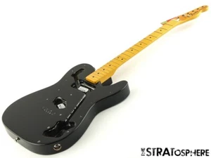 Fender AV II 1977 Tele Custom BODY + NECK, Telecaster Black - Picture 1 of 10