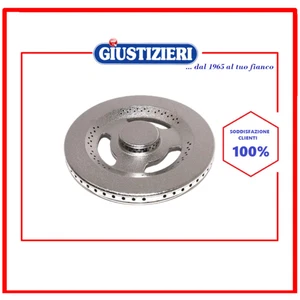 PIATTELLO TRIPLA CORONA CROMATO SMEG WESTINGHOUSE Ø 123/112 MM - Foto 1 di 2