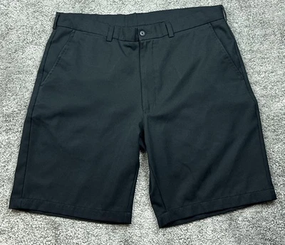 Pantalones Cortos de Golf Ben Hogan Para Hombre Negros Rendimiento Golf Colección Frente Plano Clásicos Foto 1 de 4