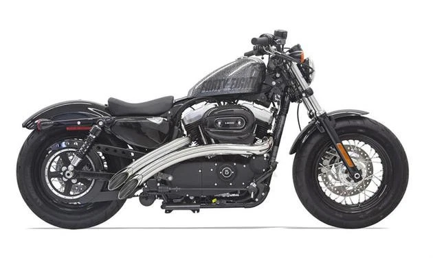 Bassani Radial Sweepers Exhaust System Chrome #1X2FC Harley Davidson Sportster Foto 1 de 1