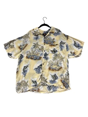 Camisa estampa havaiana Route 66 XG rayon #8285 - Imagem 1 de 4